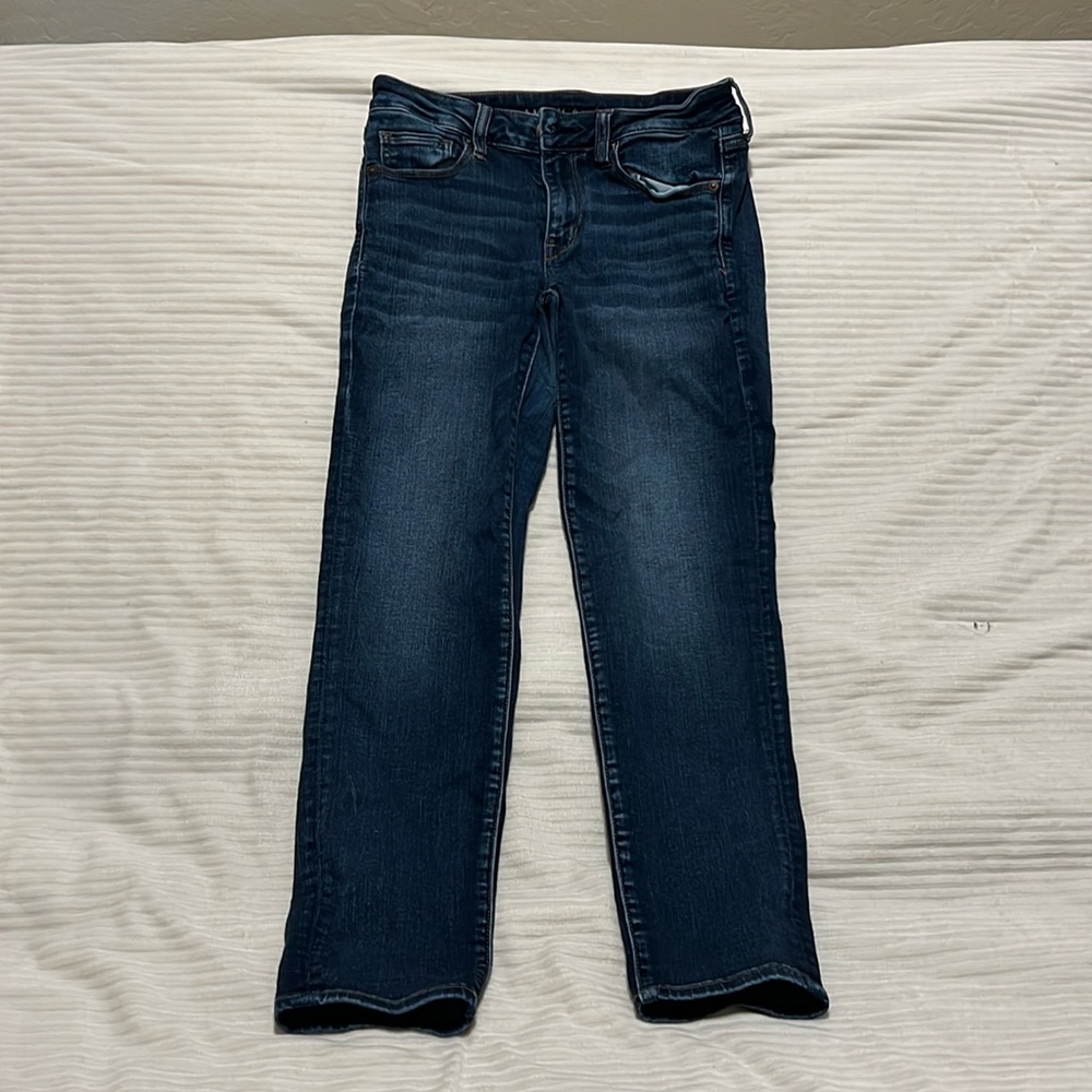 American Eagle Women’s Size 6 (Short) Ne(x)t Level Stretch Jeans Dark Wash